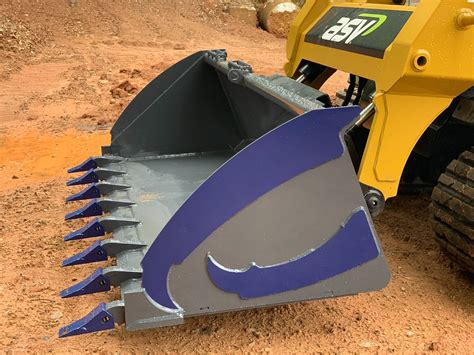 hd low profile skid steer bucket|72 inch quick attach bucket.